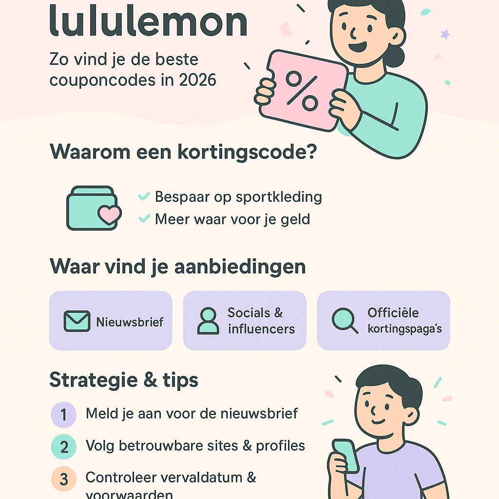 lululemon couponcode - Kortingscode